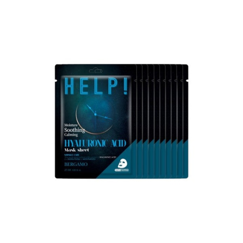 Bergamo Help! Mask Pack Hyaluronic Acid 25ml *10ea
