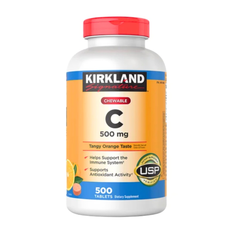 Kirkland Signature Chewable Vitamin C 500 mg., 500 Tablets