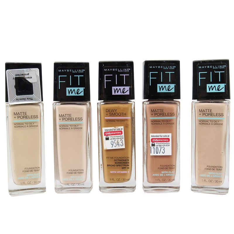 Maybelline Fit Me Foundation Assorted – Liquidation 10 Units (MFITMASS)