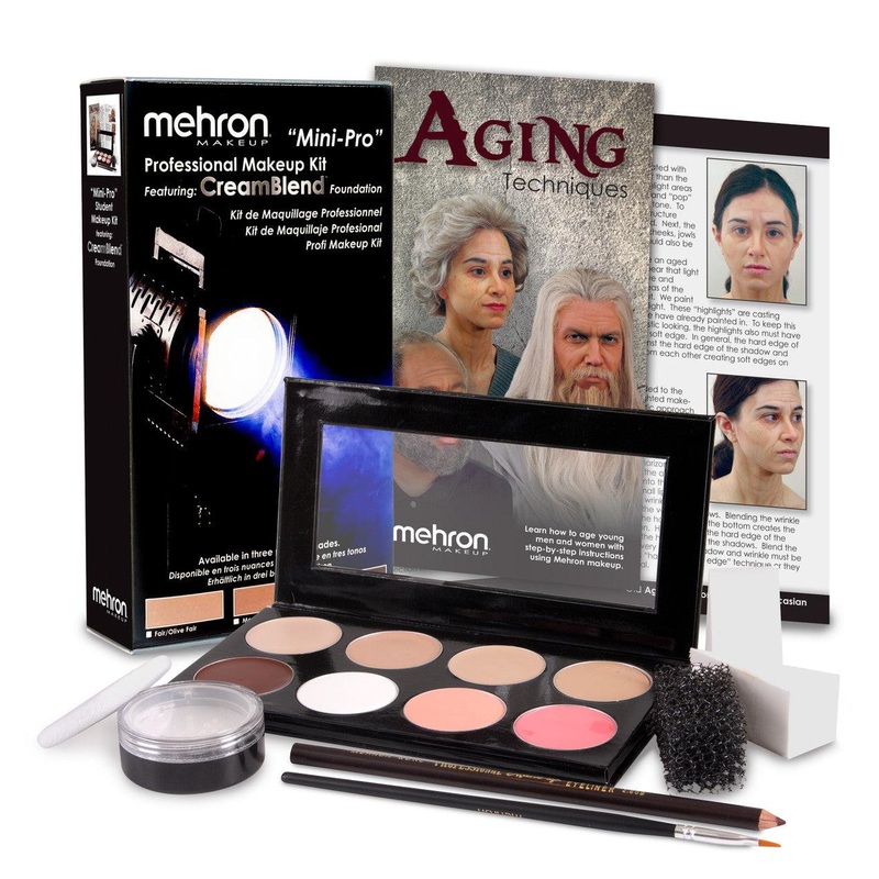 Mehron Mini-Pro Student Makeup Kit Fair/Olive Fair (KMP-NF)