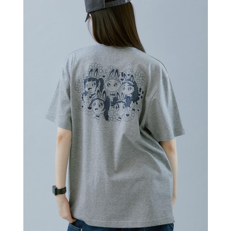 NewJeans x MURAKAMI T-SHIRT (MELANGE GRAY) M
