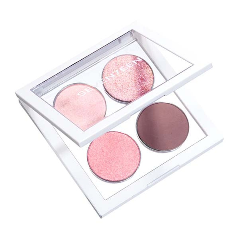 Seventeen Vibrant Eyes Quad Palette Flirty Pink