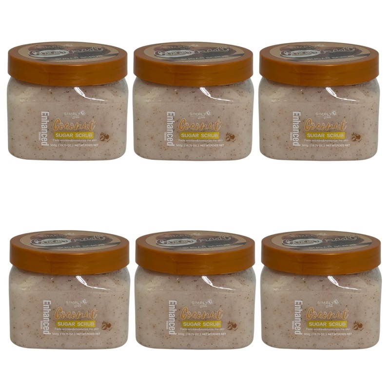 Simply Bella Sugar Scrub Coconut – Wholesale 6 Units (SIB1009)