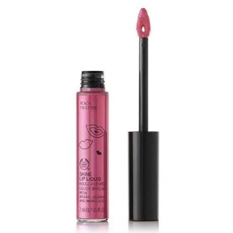 The Body Shop Lip Liquid Shine Lipgloss Peach Twist 106 by Bodyshop