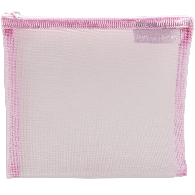 Totemica Mesh Makeup Pouch Small Pink – Wholesale 15 Units (TOTMEP)