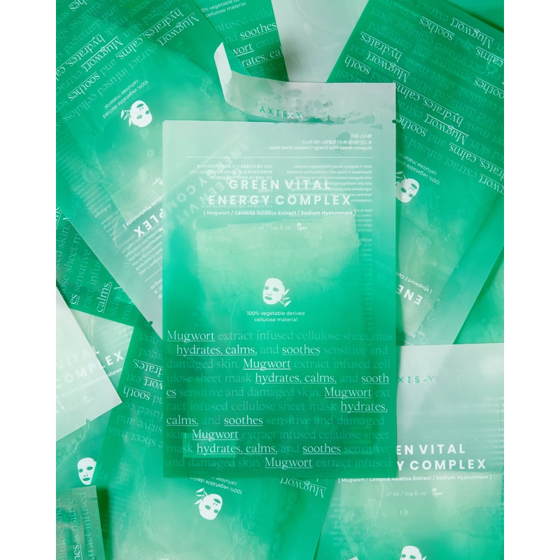 AXIS-Y Green Vital Energy Complex Sheet Mask Single Mask