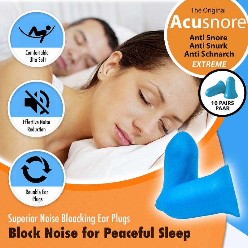 Acusnore High Strength Ear Defenders – 20 Pack!