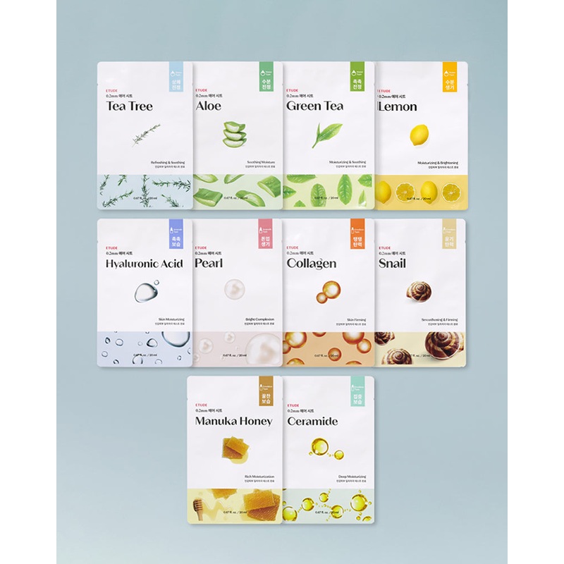 Etude 0.2mm Therapy Air Mask (Renewal) Tea Tree