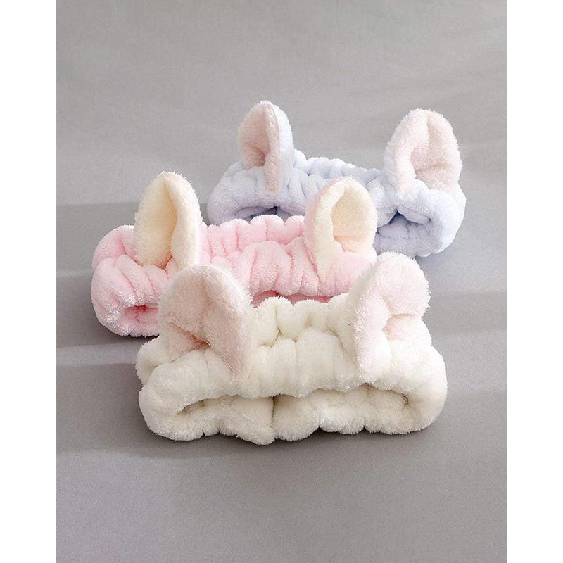 Soft Cat Ear Headband Baby Pink