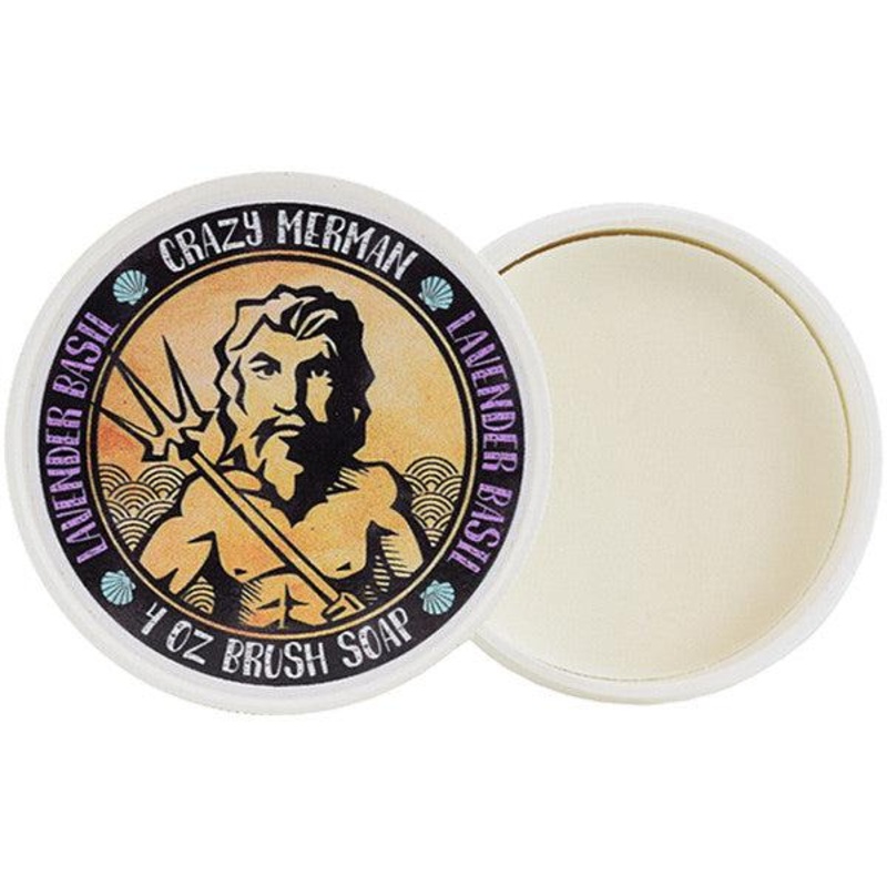 Crazy Merman Makeup Brush Cleaner Soap Lavender Basil 2.0 oz