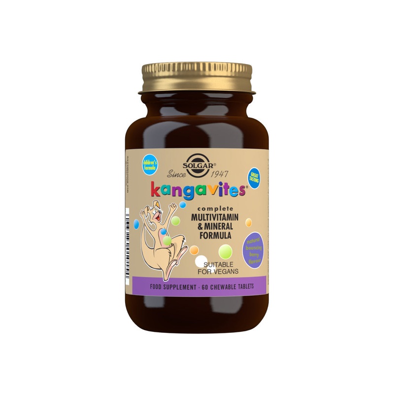Kangavites Bouncing Berry Complete Multivitamin and Mineral Formula 60 tablets