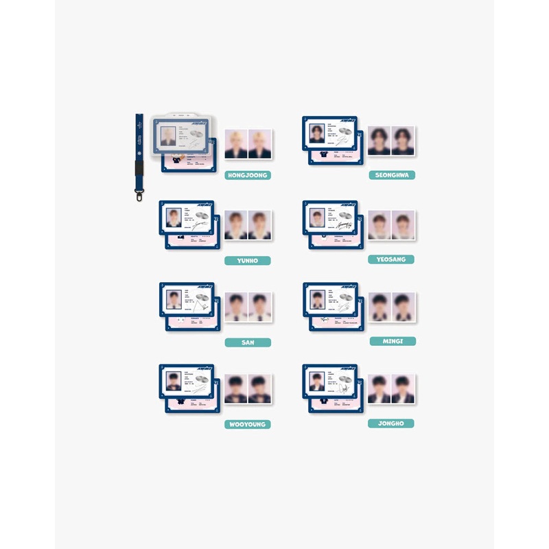 ATEEZ – [ANITEEZ IN ILLUSION] Adventure ID Set HONGJOONG