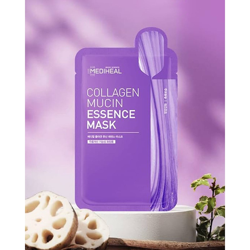 MEDIHEAL Collagen Mucin Essence Mask Single Mask