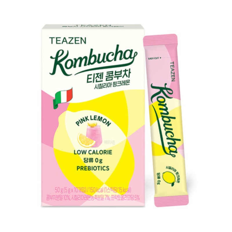 TEAZEN Kombucha Pink Lemon 10T * 2box