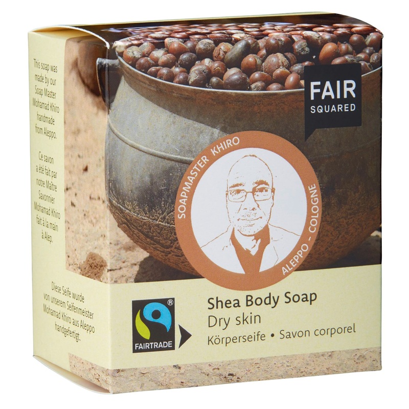 ZERO WASTE | Shea Body Soap with Cotton Soap Bag – For Dry Skin
