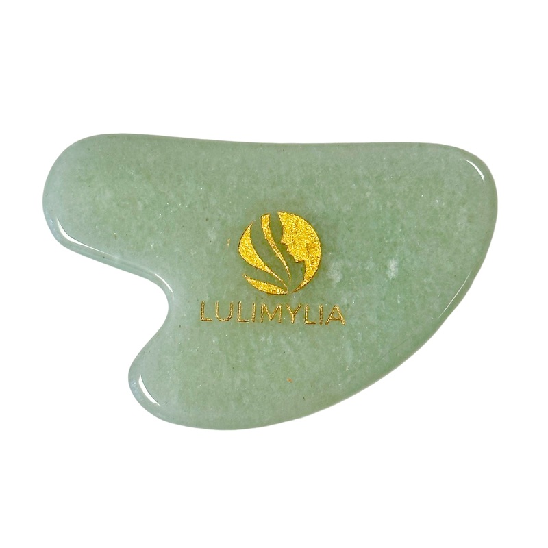Gua Sha Anti-Imperfection Heart Lift – Green Aventurine