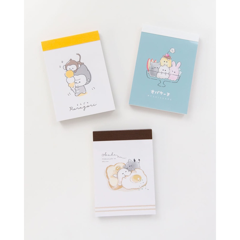 Raragori Pre-Order Memo Pad Ice-cream