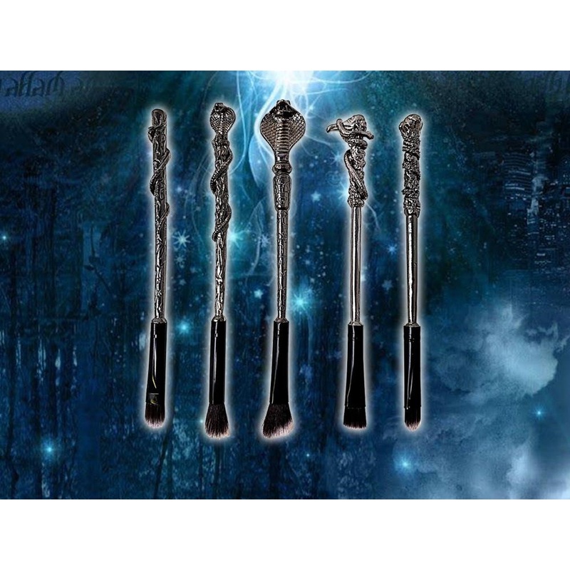 5pc Magical Wizard Snakehead Makeup Brush Set  Free UK Delivery