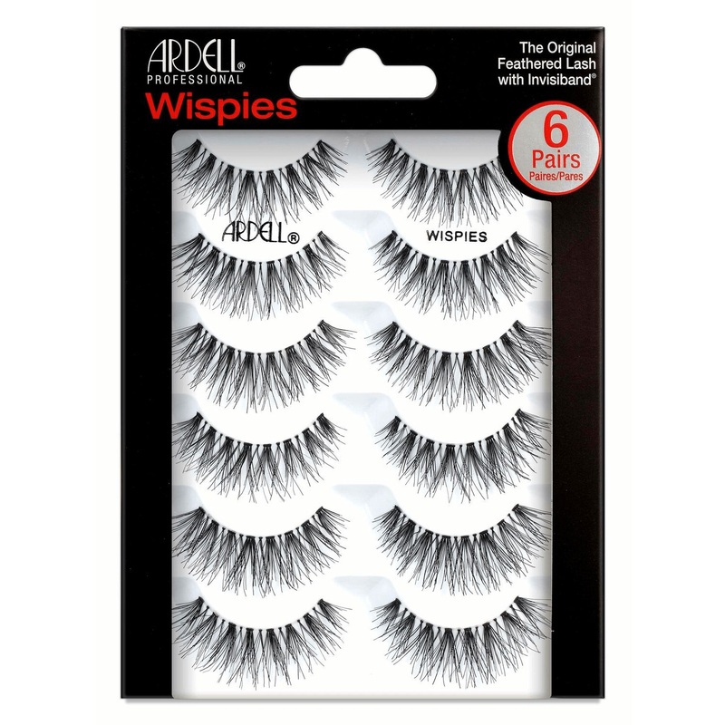 Ardell Lashes 6 Pack Wispies Lashes – Black (65707)