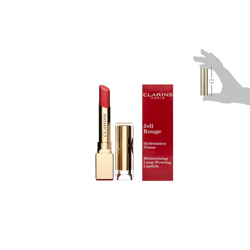 Clarins Rouge Eclat Satin Finish Age Defying Lipstick Tropical Pink 04