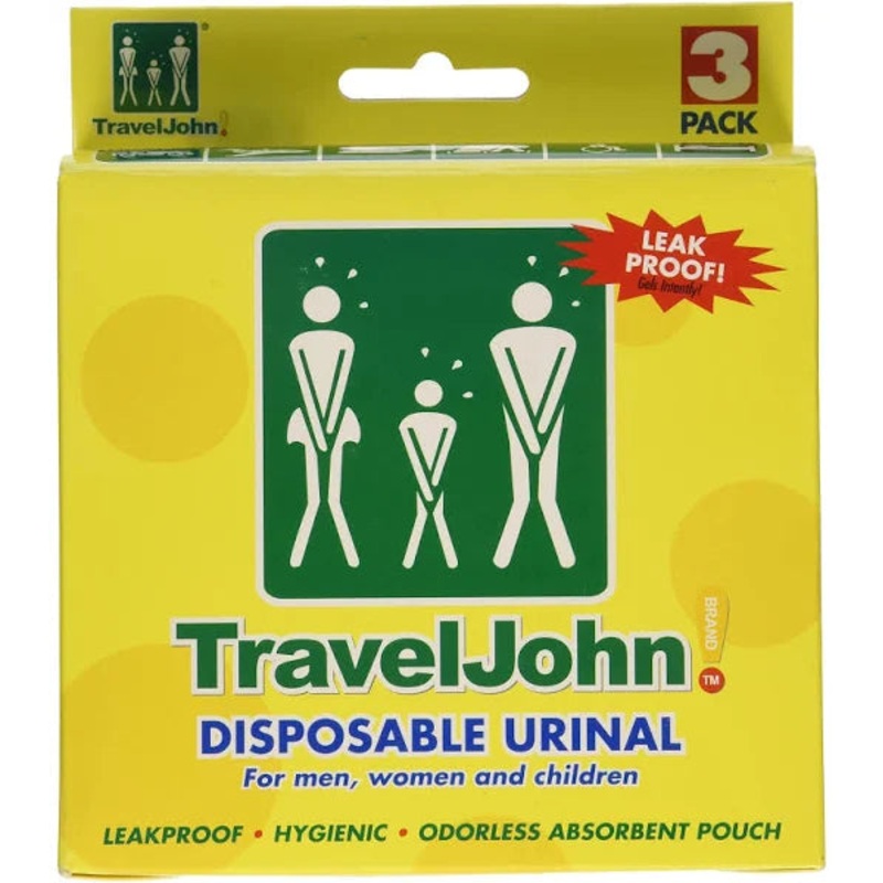 Disposable Travel John 3 Pack