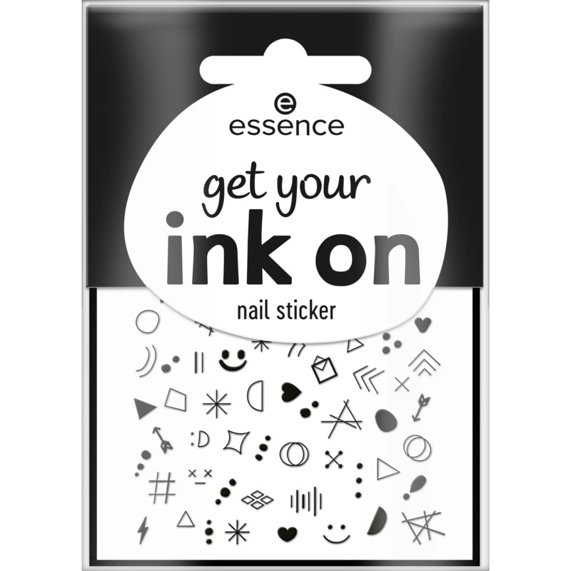 essence get your ink on nail sticker