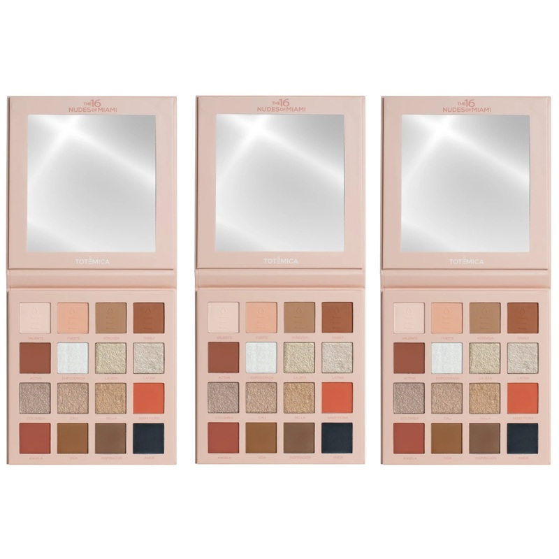 Totemica The 16 Nudes Of Miami Palette – Wholesale 3 Units (TBR23-E1)