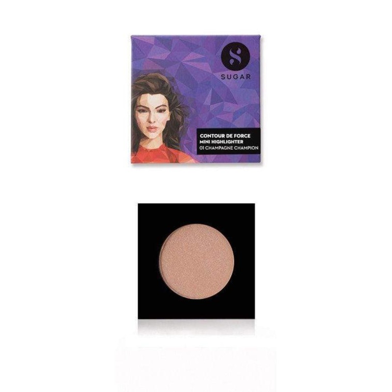 Contour De Force Mini Highlighter 01 Champagne Champion (Champagne Gold)