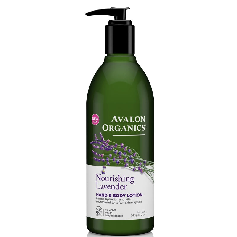 DISCONTINUED Avalon Organics Nourishing Lavender Hand & Body Lotion 340g