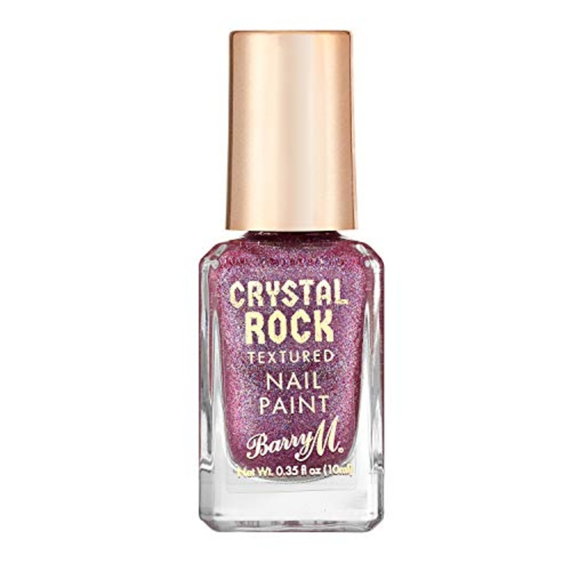 Barry M Crystal Rock Textured Nail Paint Amethyst