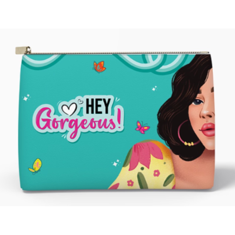 SUGAR POP Hey Gorgeous Green Pouch
