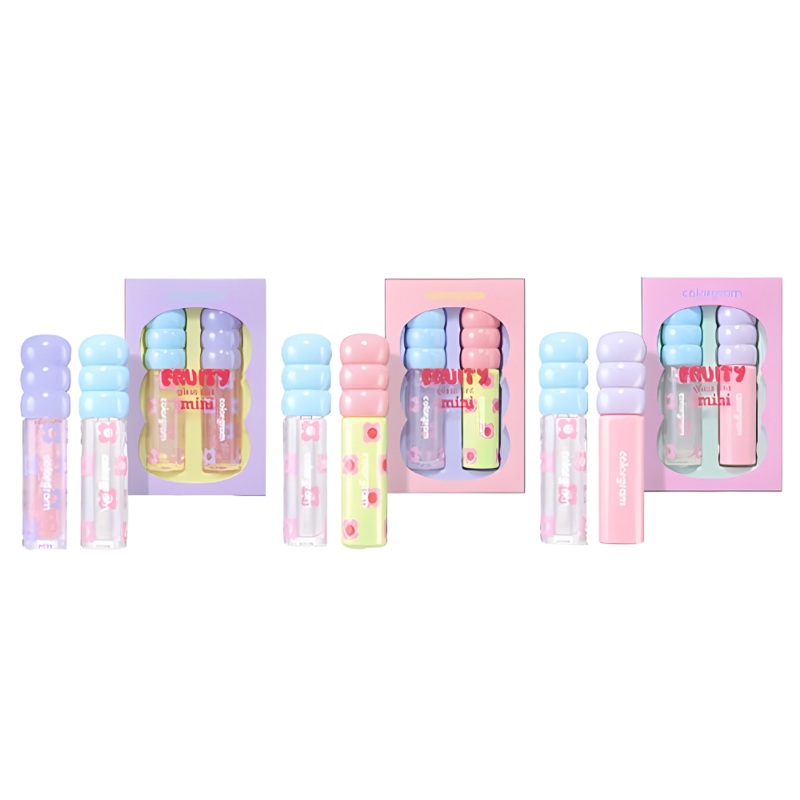 colorgram Fruity Glass Tint Mini Duo 1.6g 01 Double Gloss