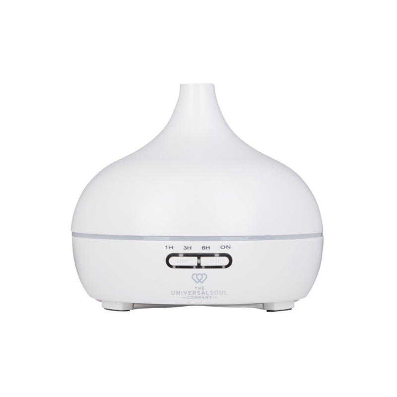 Positive Energy Ultrasonic Diffuser Aura White with 15ml STILL Essential Oil