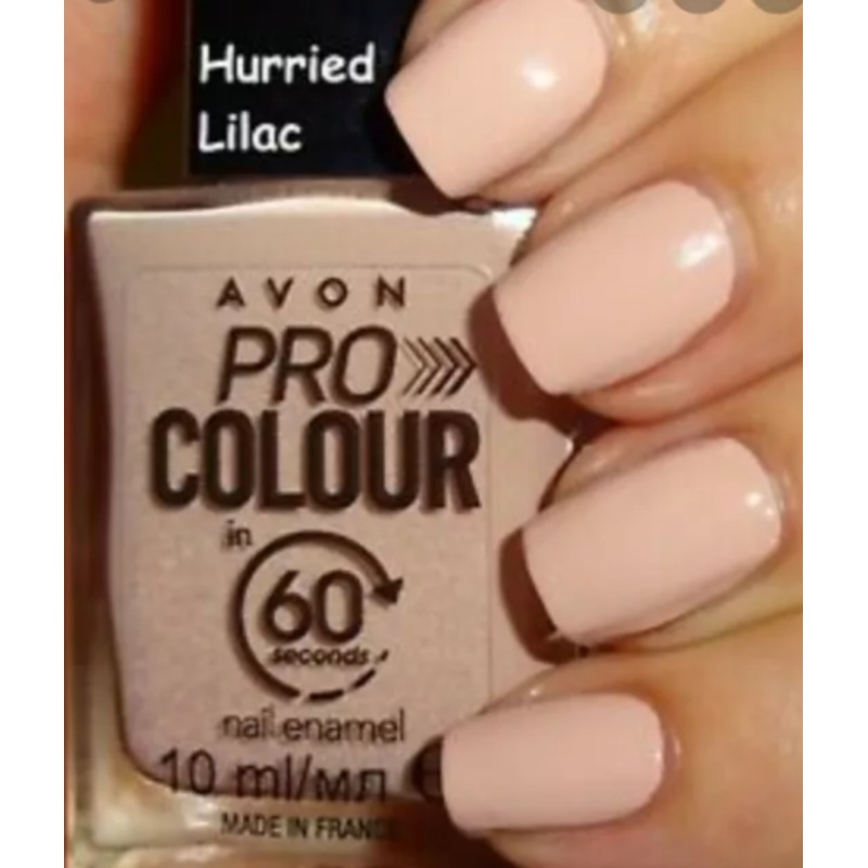 Avon True Colour Pro Colour Nail Varnish Hurried Lilac
