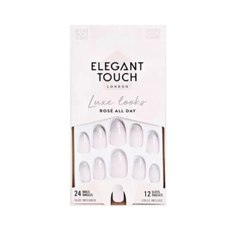 Elegant Touch False Nails Luxe Looks Rose All Day