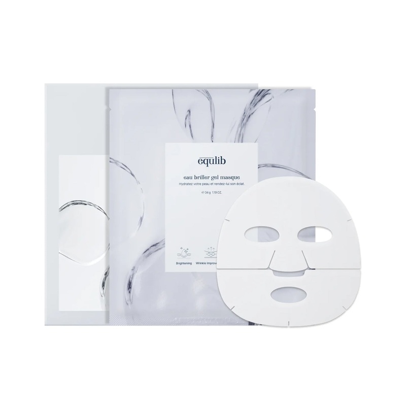 equlib Eau Briller Gel Mask 1 Box (34g  4 sheets)