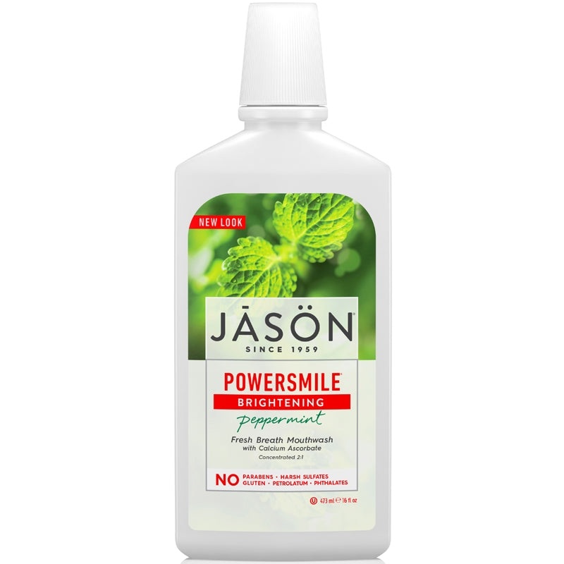 DISCONTINUED Jason PowerSmile Brightening Peppermint Mouthwash 473ml