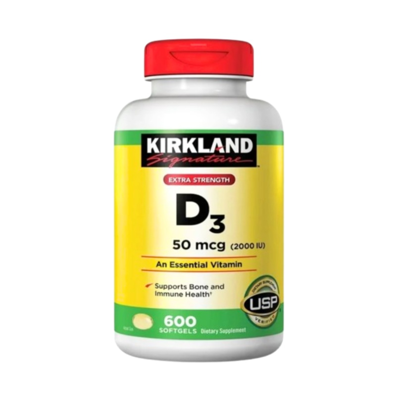 Kirkland Signature Extra Strength D3 50 mcg., 600 Softgels