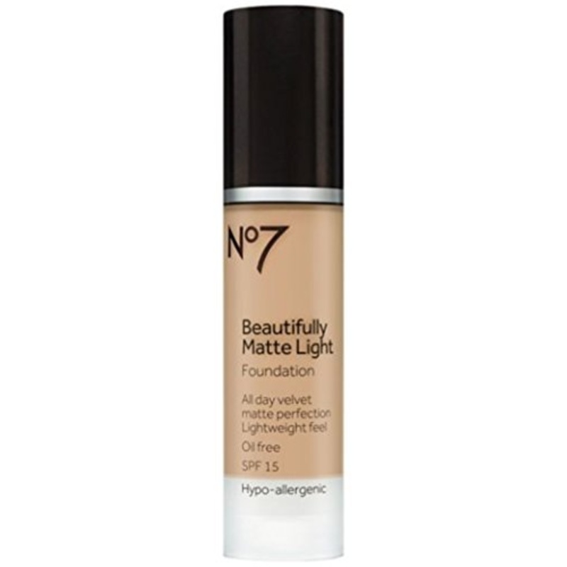 No7 Beautifully Matte Light Foundation Warm Ivory unboxed