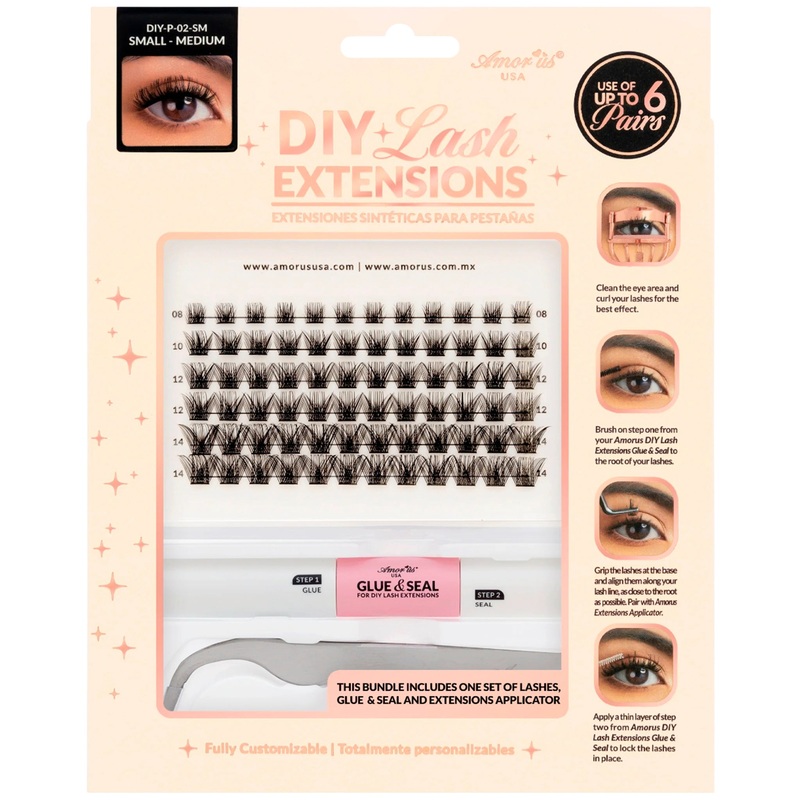 Amor Us DIY Lash Extension Small Medium – Wholesale 6 Kits (DIY-P-02-SM)