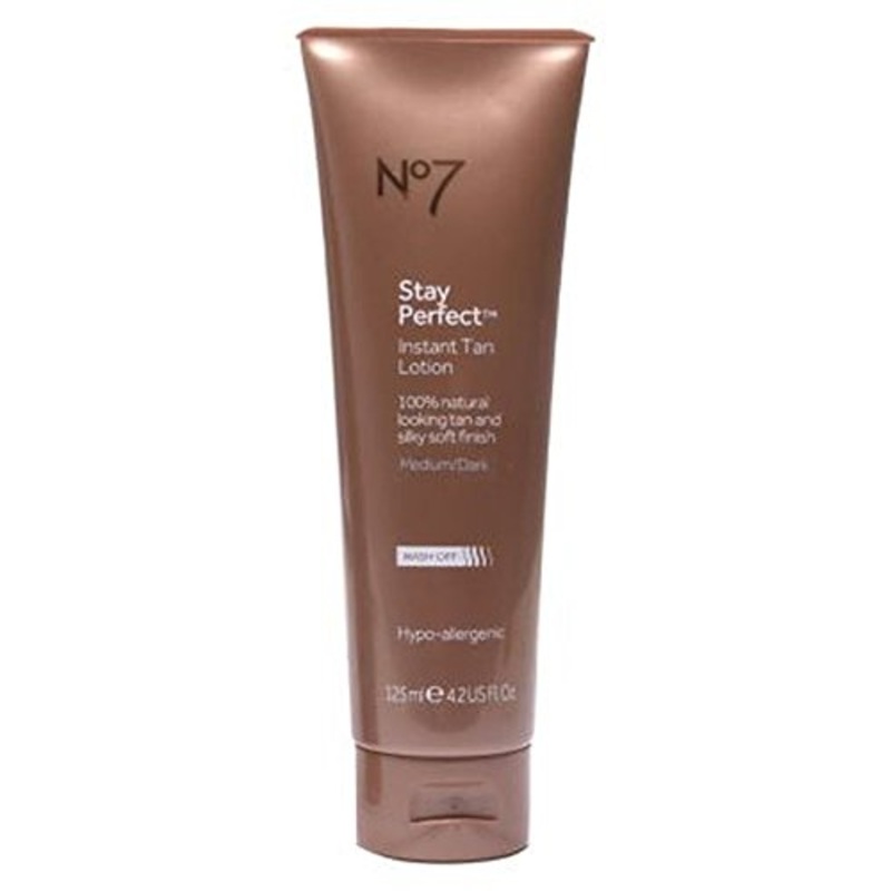 No7 Stay Perfect Instant Tan Lotion Medium/Dark 125Ml