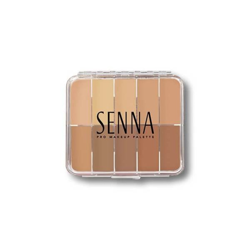 Senna Mini SlipCover Cream to Powder Foundation Palette Light-Medium (Mini)