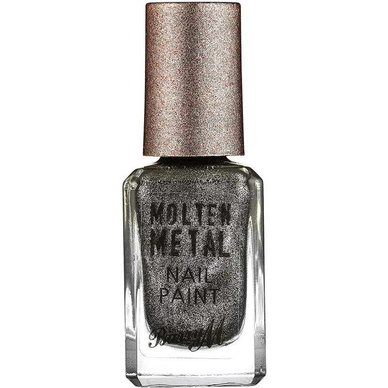 Barry M Molten Metal Nail Paint Black Diamond