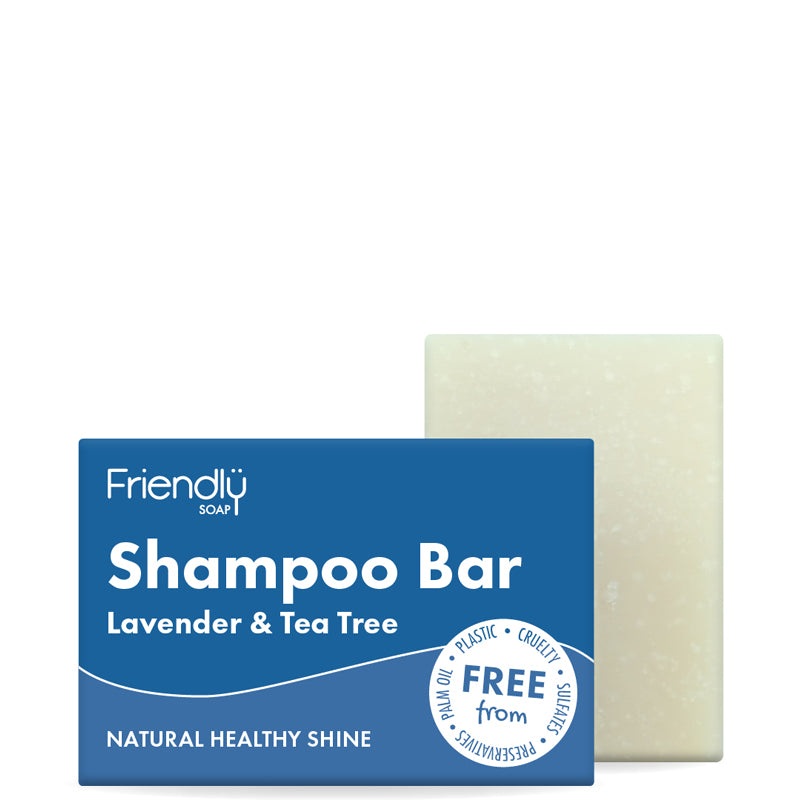 Friendly Soap Shampoo Bar Lavender & Tea Tree 95g