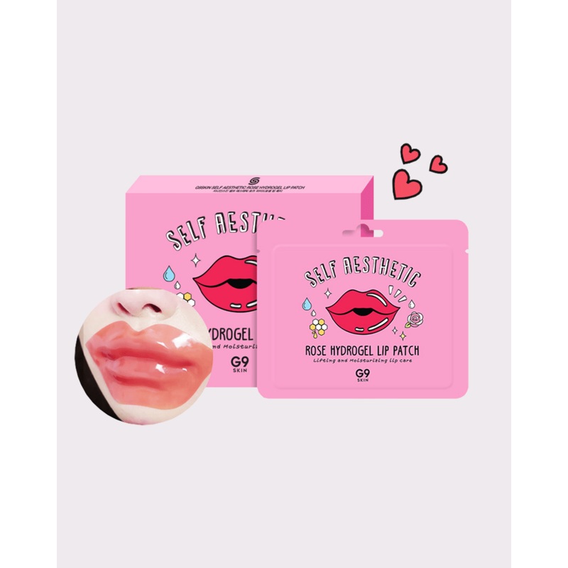 G9SKIN Self Aesthetic Rose Hydrogel Lip Patch Single Mask