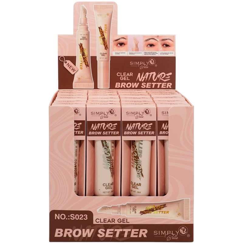 Simply Bella Nature Eyebrow Gel – Wholesale Display 24 Units (S023)