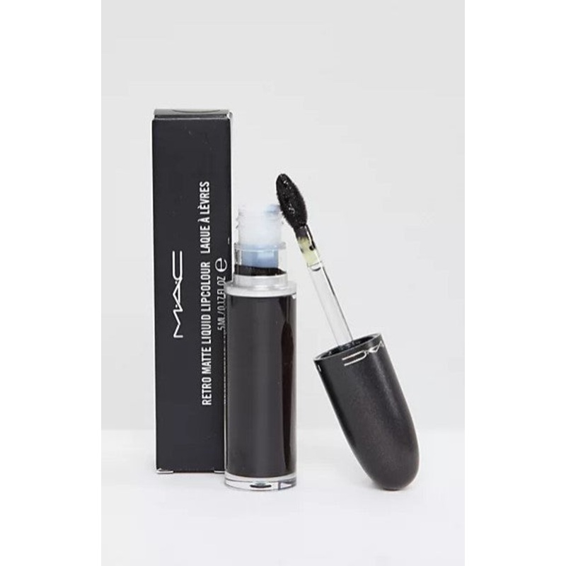 Mac Lip Gloss Retro Matte Liquid Lipcolour Caviar 125