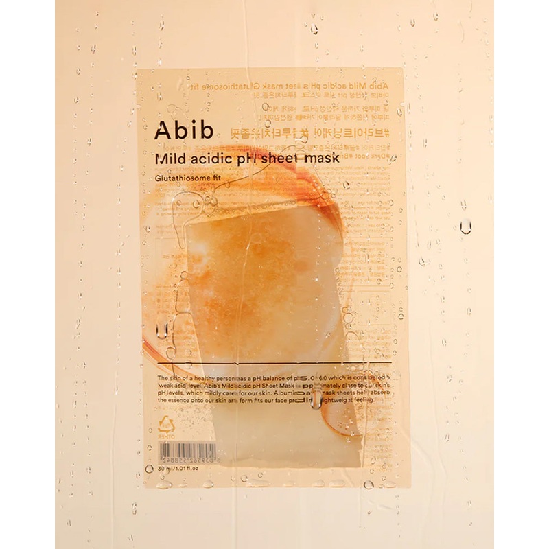 Abib Mild Acidic pH Sheet Mask Glutathiosome Fit