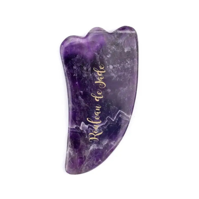 Gua Sha Lifting Calming Feather – Amethyst