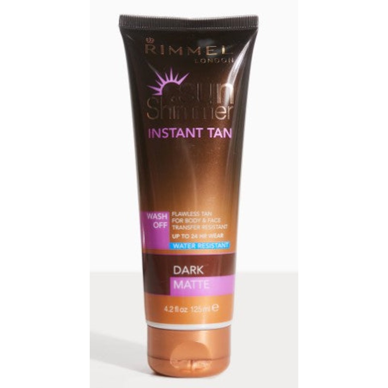 Rimmel Sunshimmer Water Resistant Instant Tan Wash Off Dark Matte